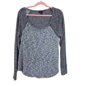 Torrid Lightweight Raw Hem Gray Sweater Size XL Casual